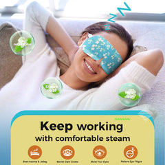 ProCIV eye mask worn with soft elastic fabric for 20-30 minute relaxing sessions