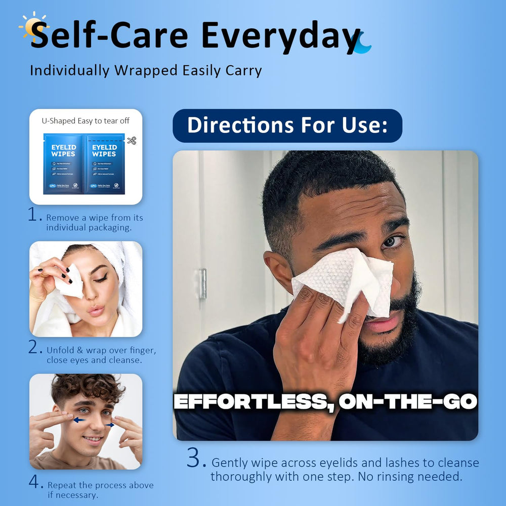 ProCIV eyelid wipes family-use conveys gentle care for multiple users