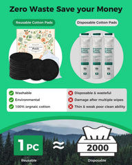 ProCIV bamboo fiber pads detail highlighting eco-friendly material for zero waste skincare