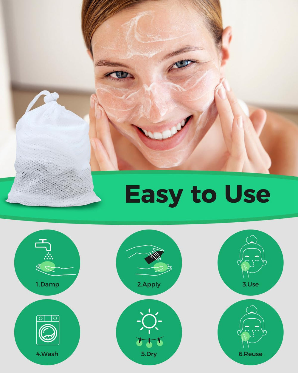 ProCIV pads machine-washed show easy care and long-lasting softness