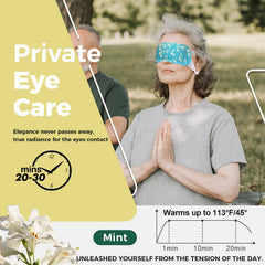 ProCIV self-heating eye mask demonstrates warm 104-113°F for comfortable relief