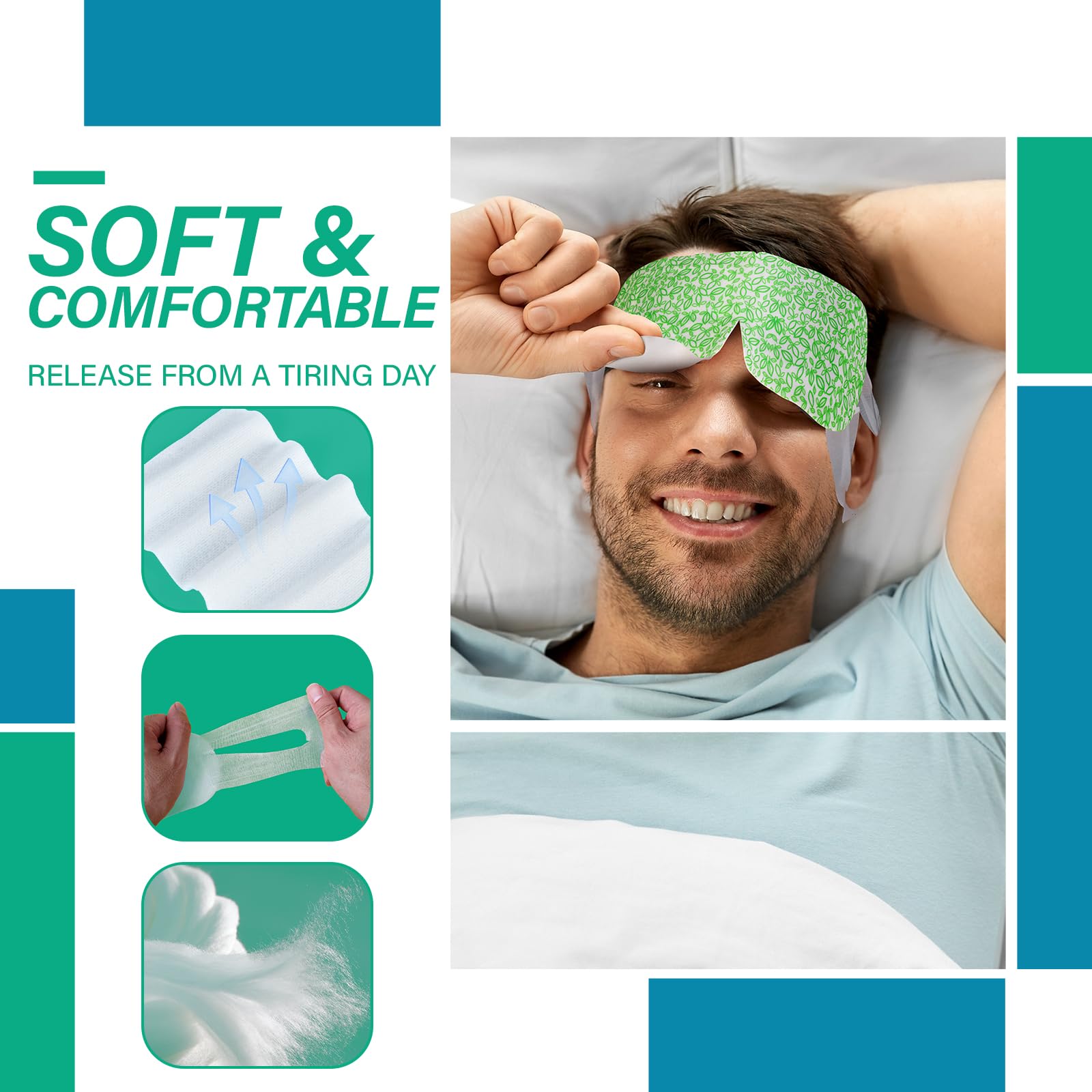 ProCIV eye masks ideal for home, travel, or office use.