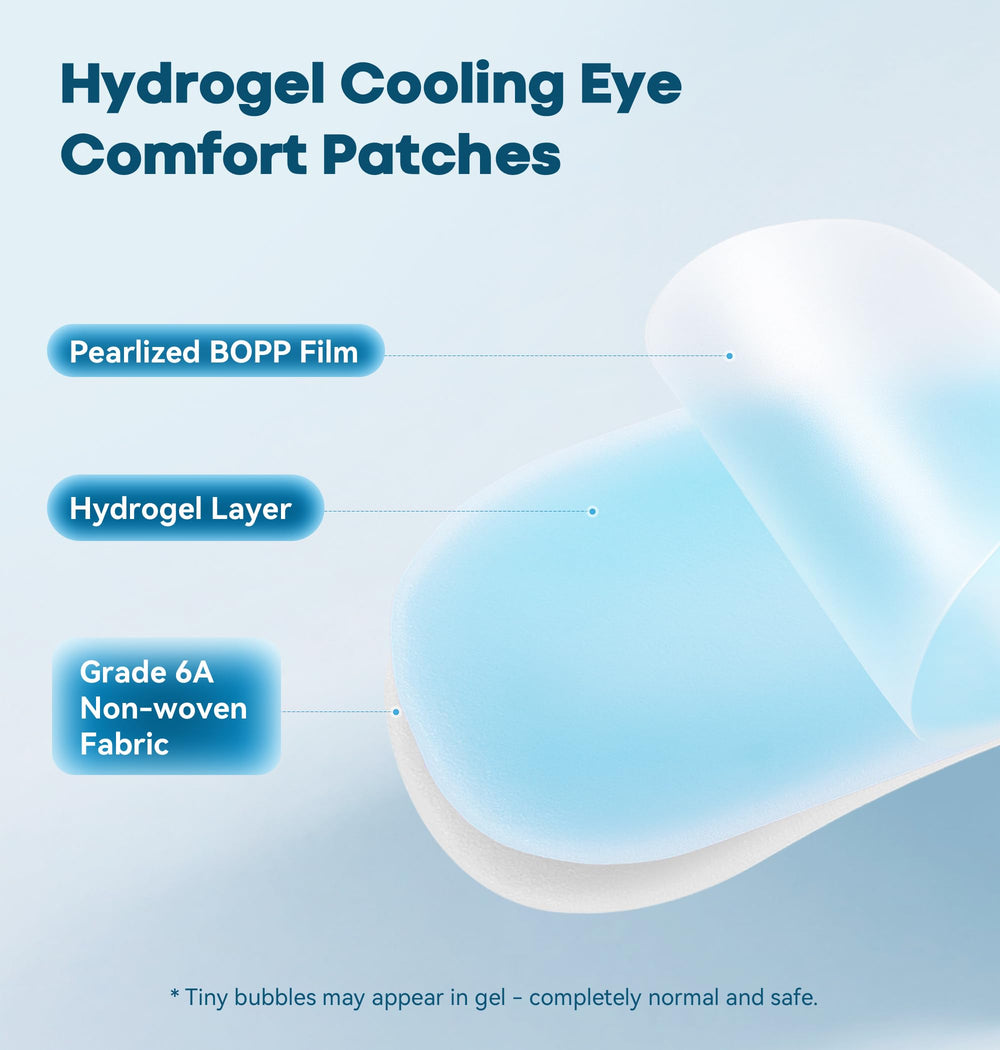 ProCIV travel essentials eye patch shown in use for on-the-go relief.