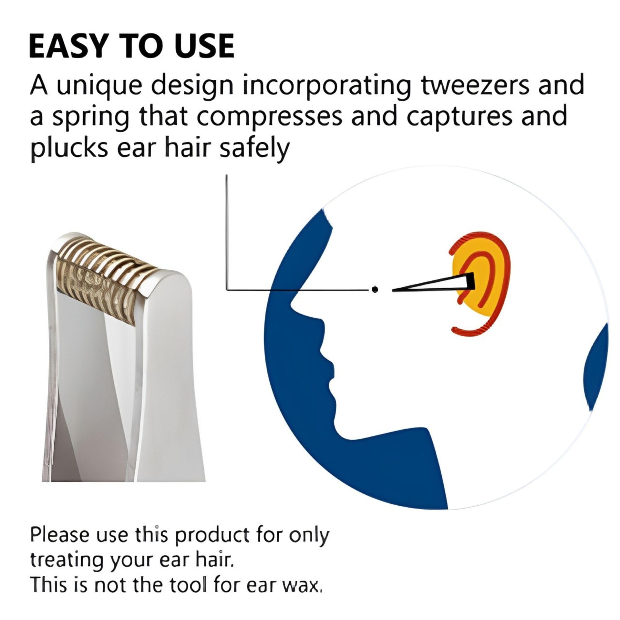 Product of Gifu Japan Seki ear hair trimmer compact 10 cm size