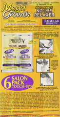 Profectiv Mega Growth relaxer made in the United States label.