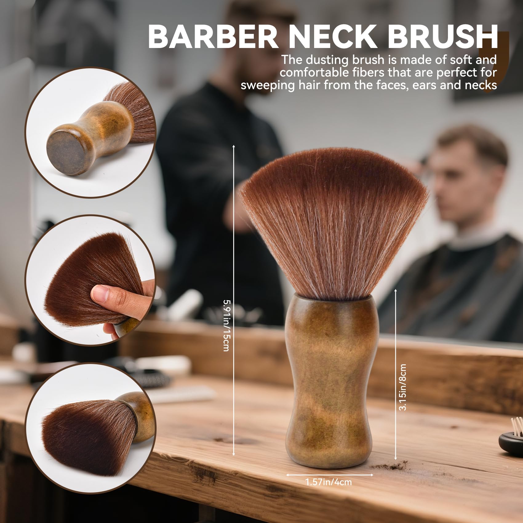 Professional barber comb set large knife comb for bold sectioning during fades.