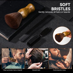 Professional barber comb set multipurpose comb for detangling and precise parting.
