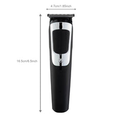 Professional Hair Trimmer for Men 360° skin-friendly blunt edge blades for safe trimming