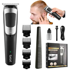 Professional Hair Trimmer for Men cordless use close-up for convenient home grooming