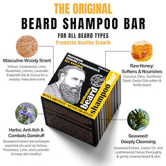 Professor Fuzzworthy's masculine woody scent enhances your grooming ritual.