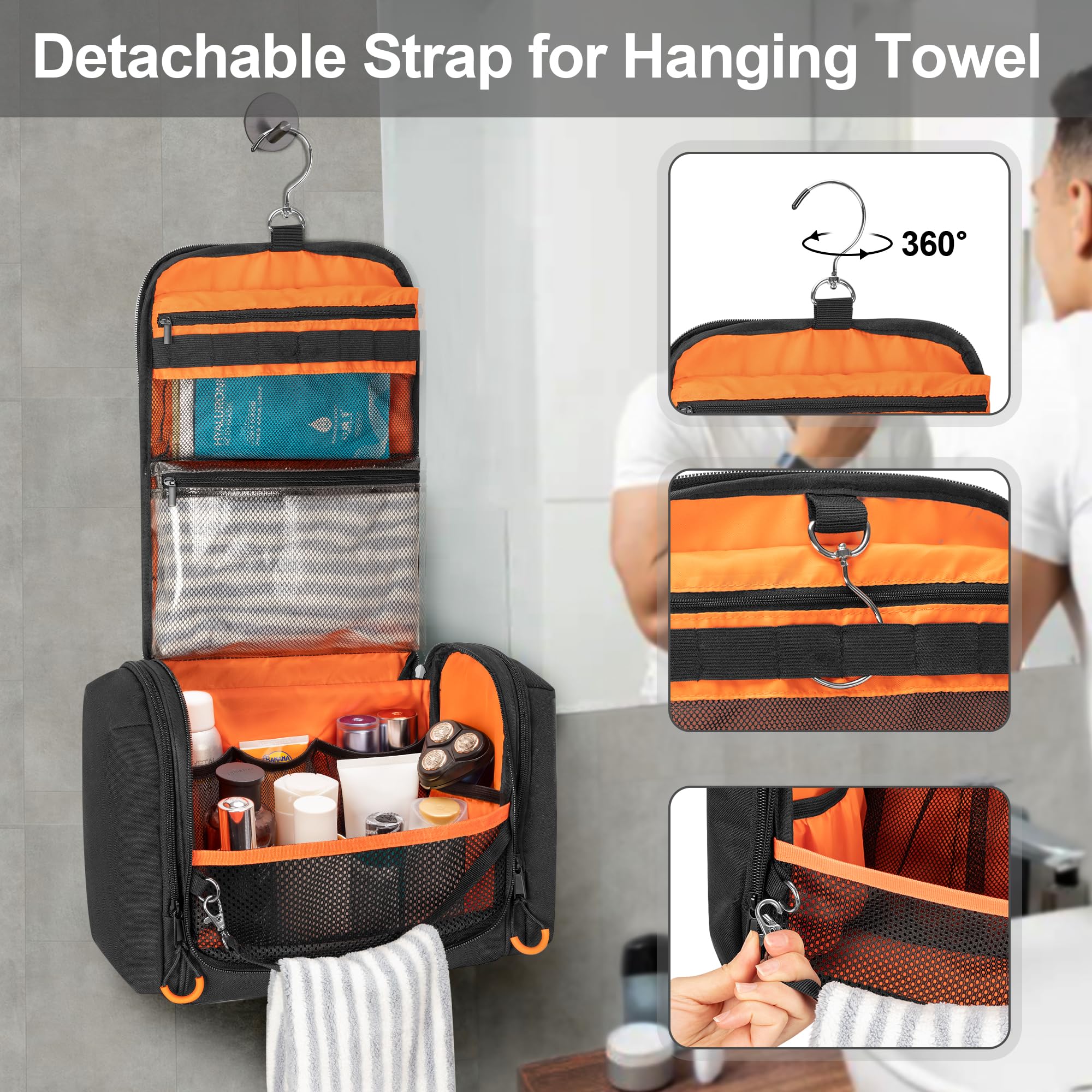Prokva Heavy-duty nylon construction resists wear while providing long-lasting travel organization