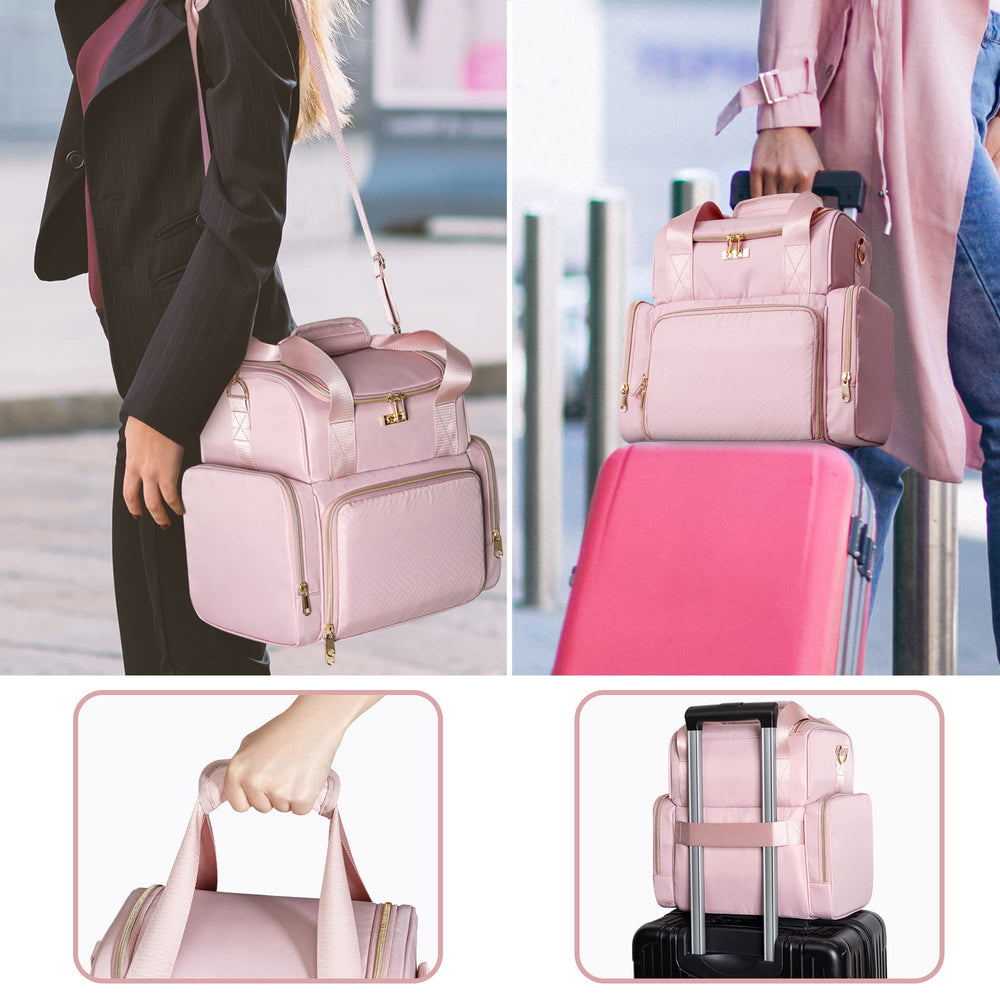 Prokva pink patented design close-up highlights stylish durability.