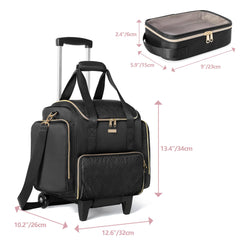 Top compartment of Prokva case showing divider panels for quick access.