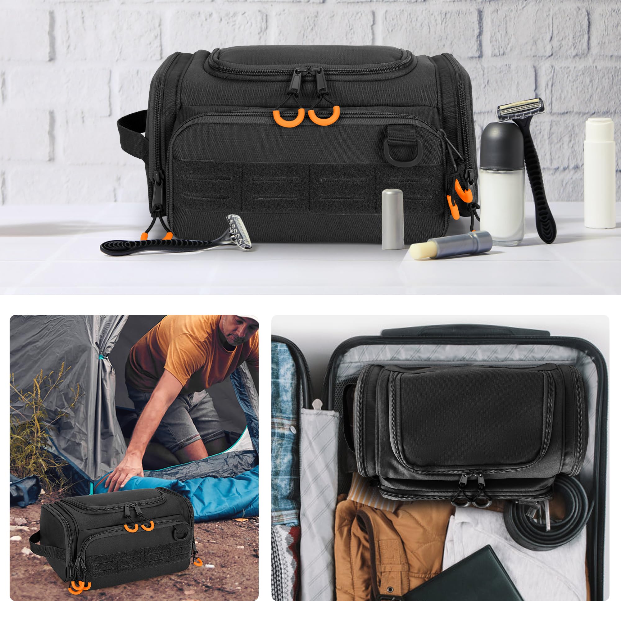 Prokva bag measures 11.6 x 7 x 5.5 inches for compact travel