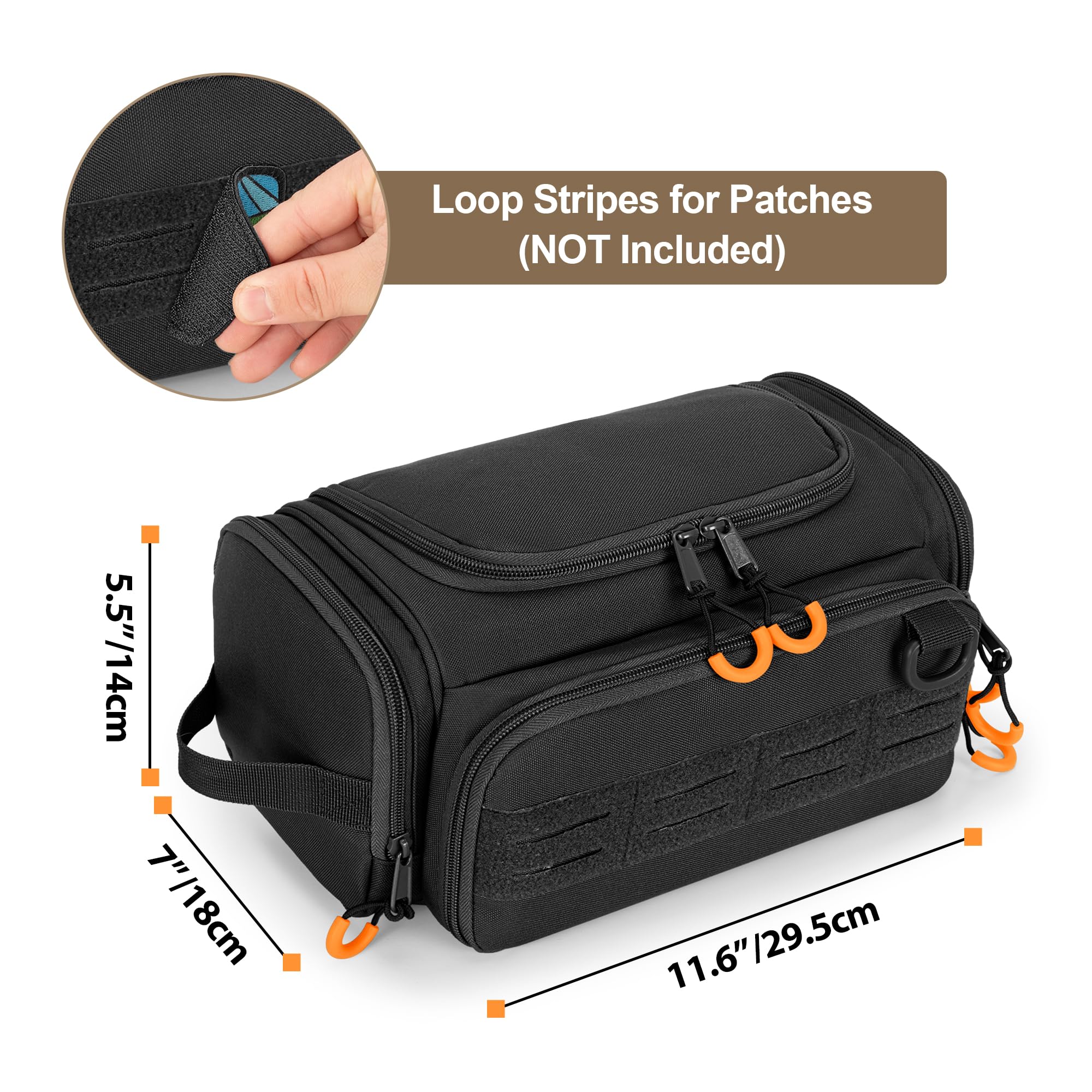 Prokva bag made from durable polyester protects toiletries on outdoor trips