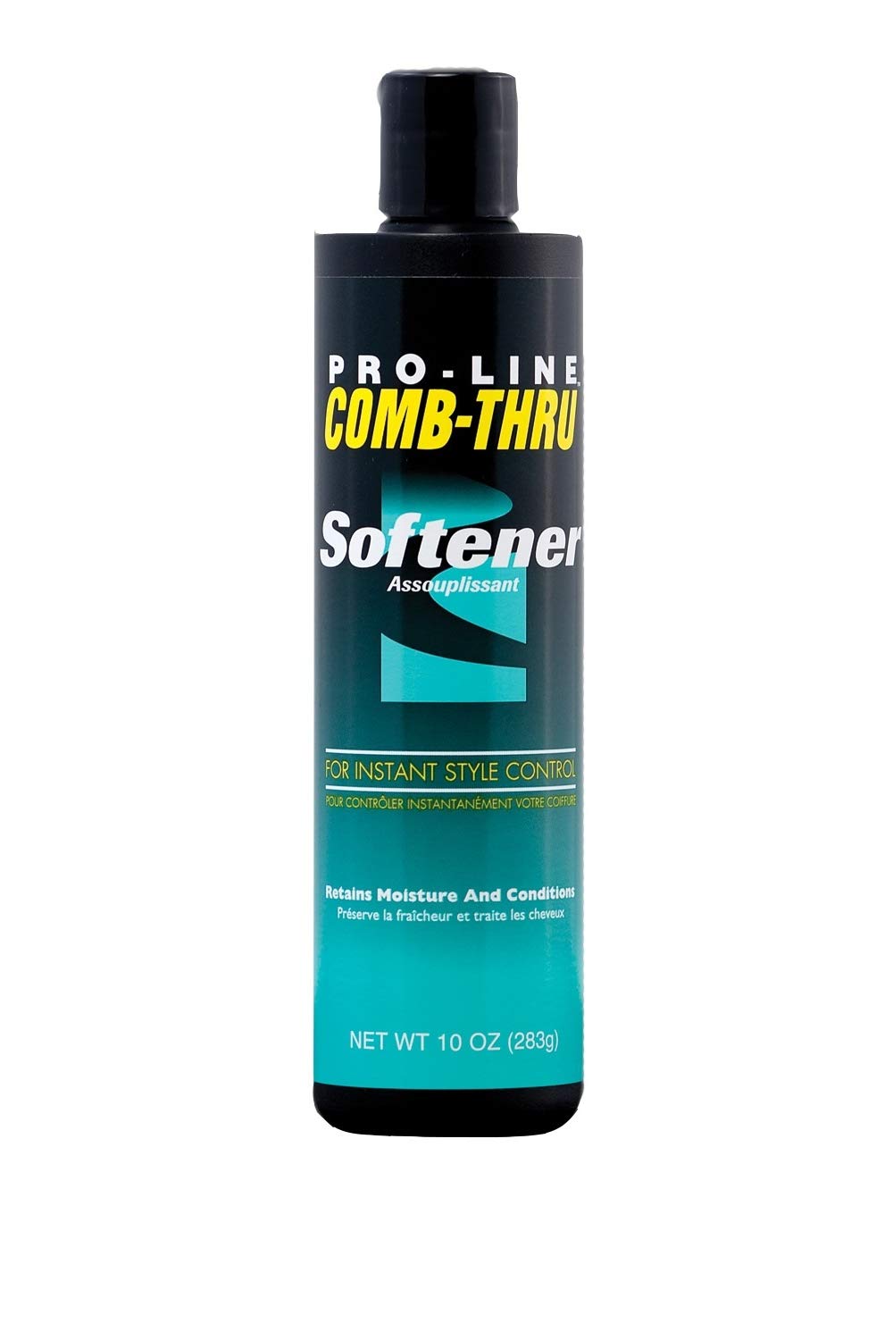 Pro-Line Comb-Thru Softener bottle for effortless detangling and silky smooth hair days