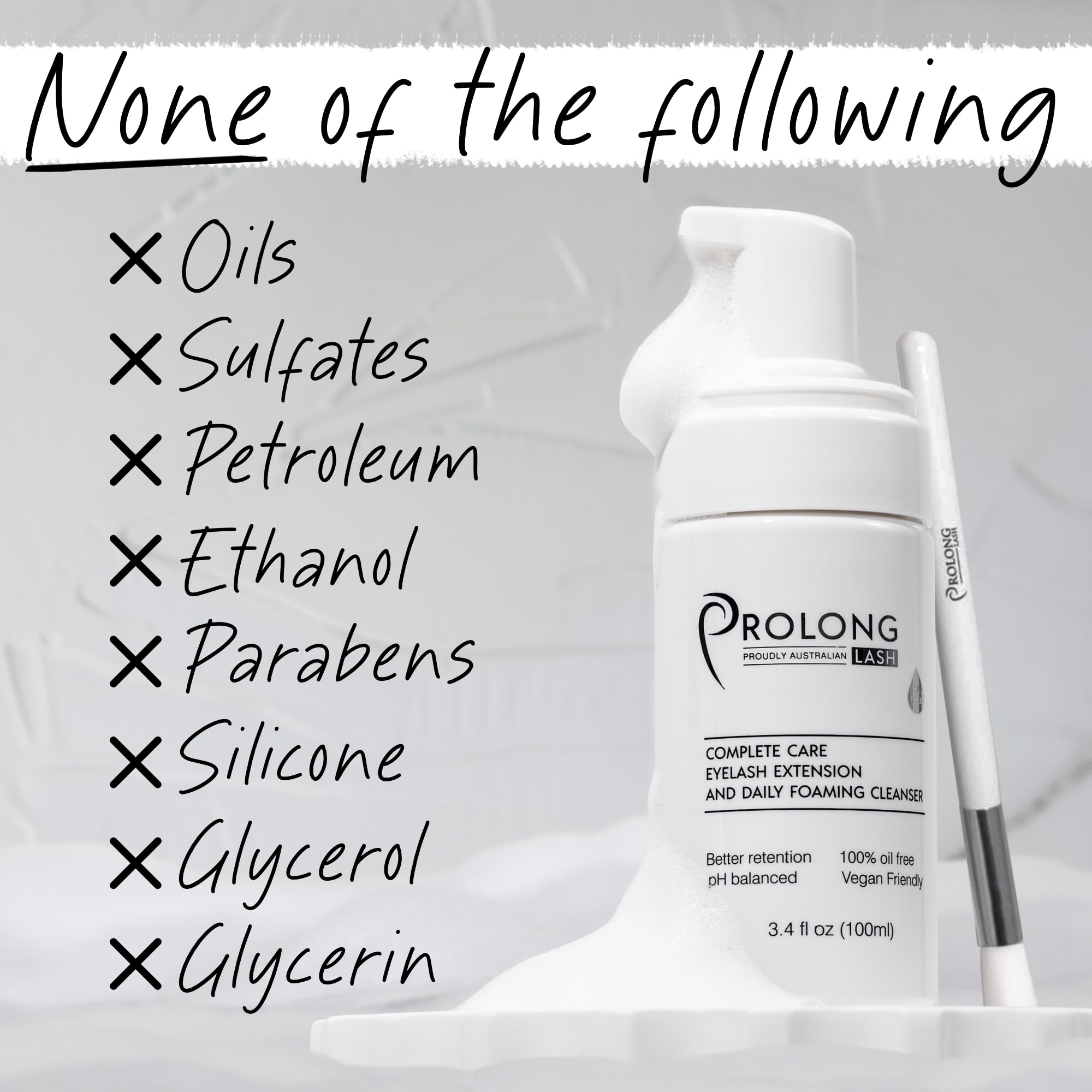 PROLONG LASH packaging suitable for salon and home use
