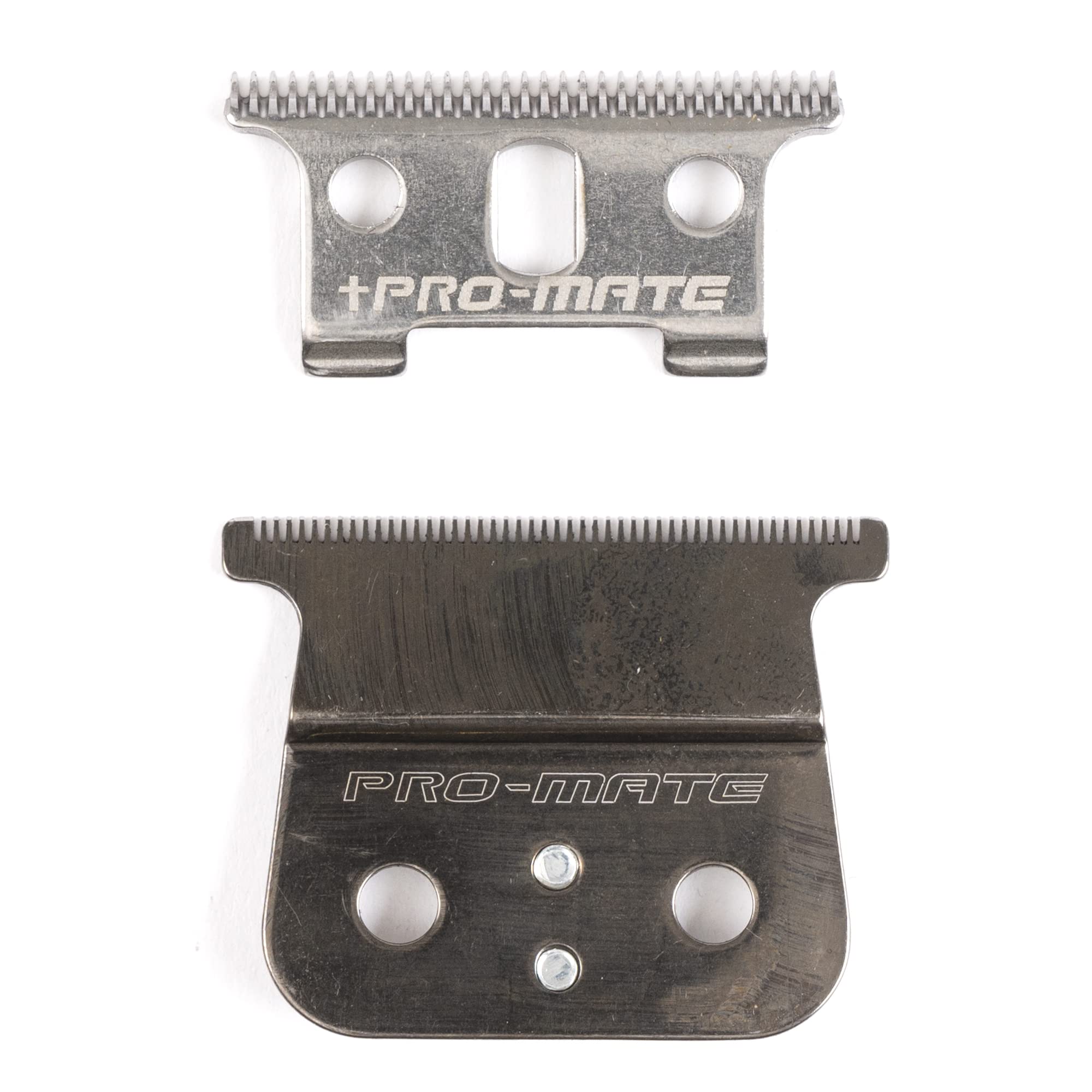PRO-MATE blade placed beside GTX/GO trimmers showing quick compatibility fit.