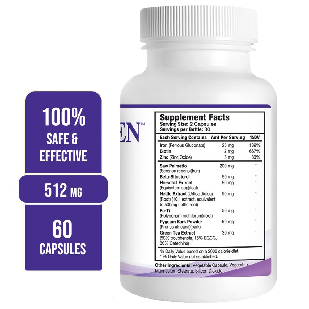 Pronexa Propidren bottle-back reveals ingredient highlights and usage guidance for daily hair care.