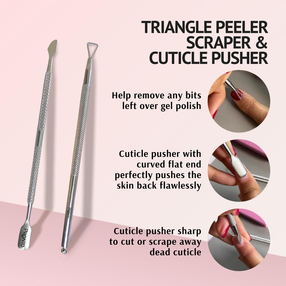Pronto at-home manicure setup with tools ready for use