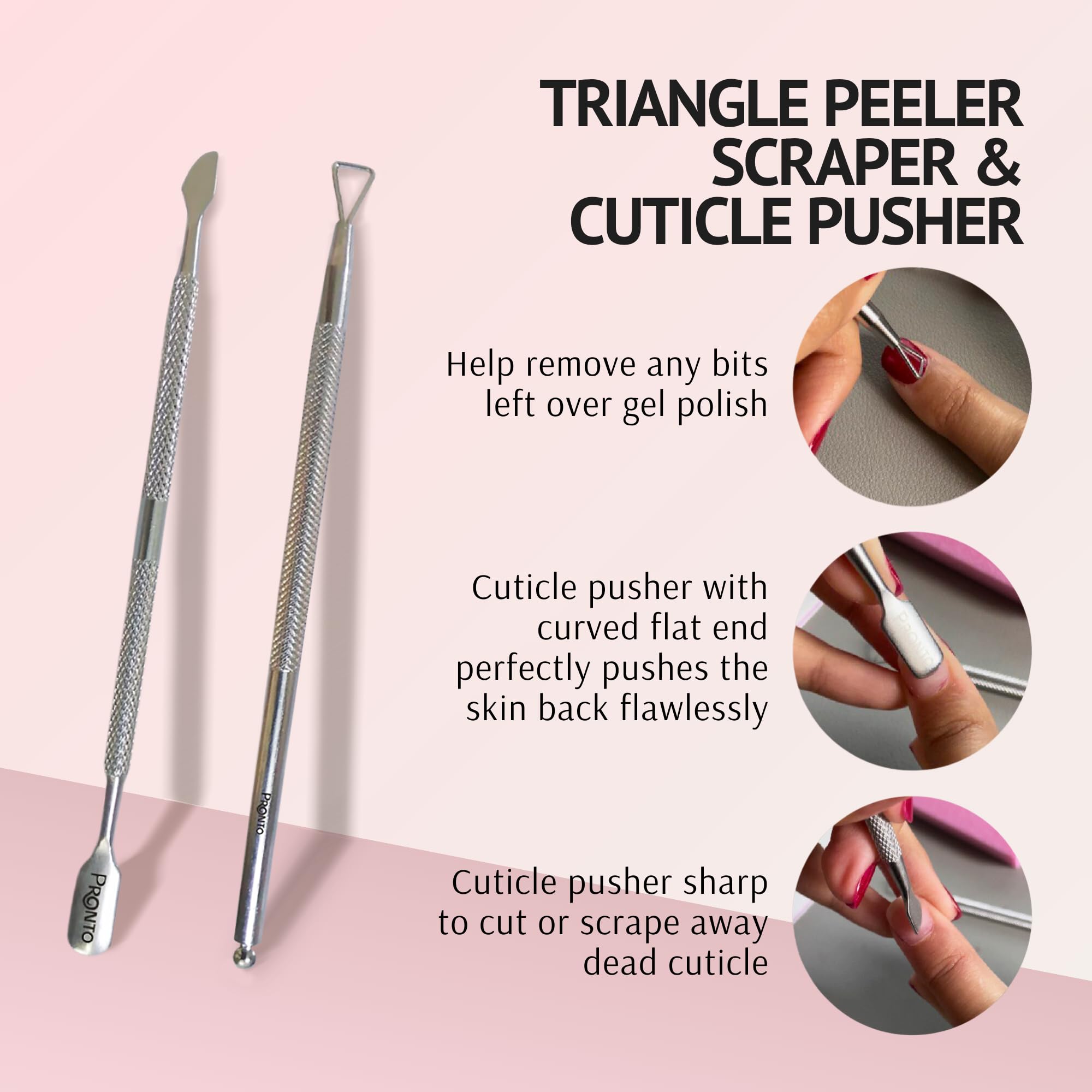 Pronto aftercare steps help nail beds recover after removal