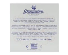 PROSPECTORS Diamond Hair Pomade cream dispense demonstrates smooth distribution for restyling.