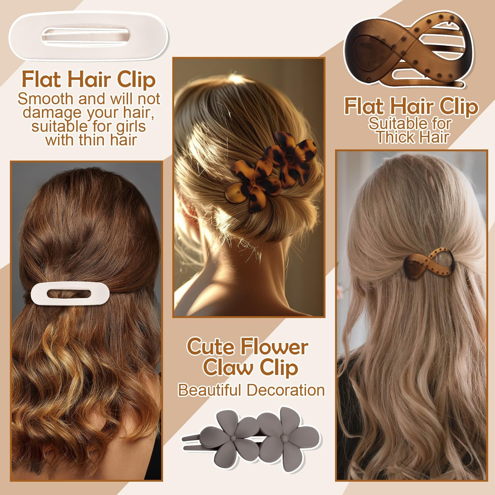 ProSuites French Concord clip provides reliable fixation for quick, tidy hair