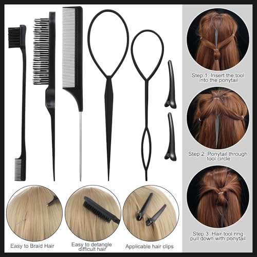 ProSuites circle tool aids bun creation and hair management.