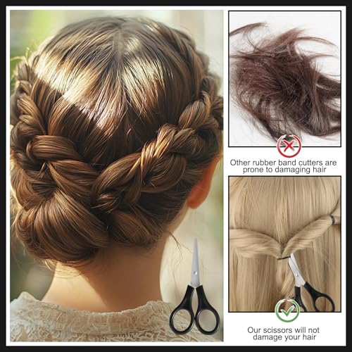 ProSuites clips and scissors simplify quick trims and secure hairstyles.