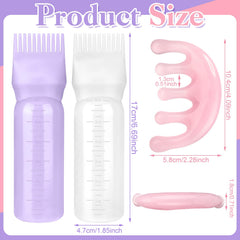 Prosuites scalp massage comb pink closeup supports scalp stimulation and better absorption.