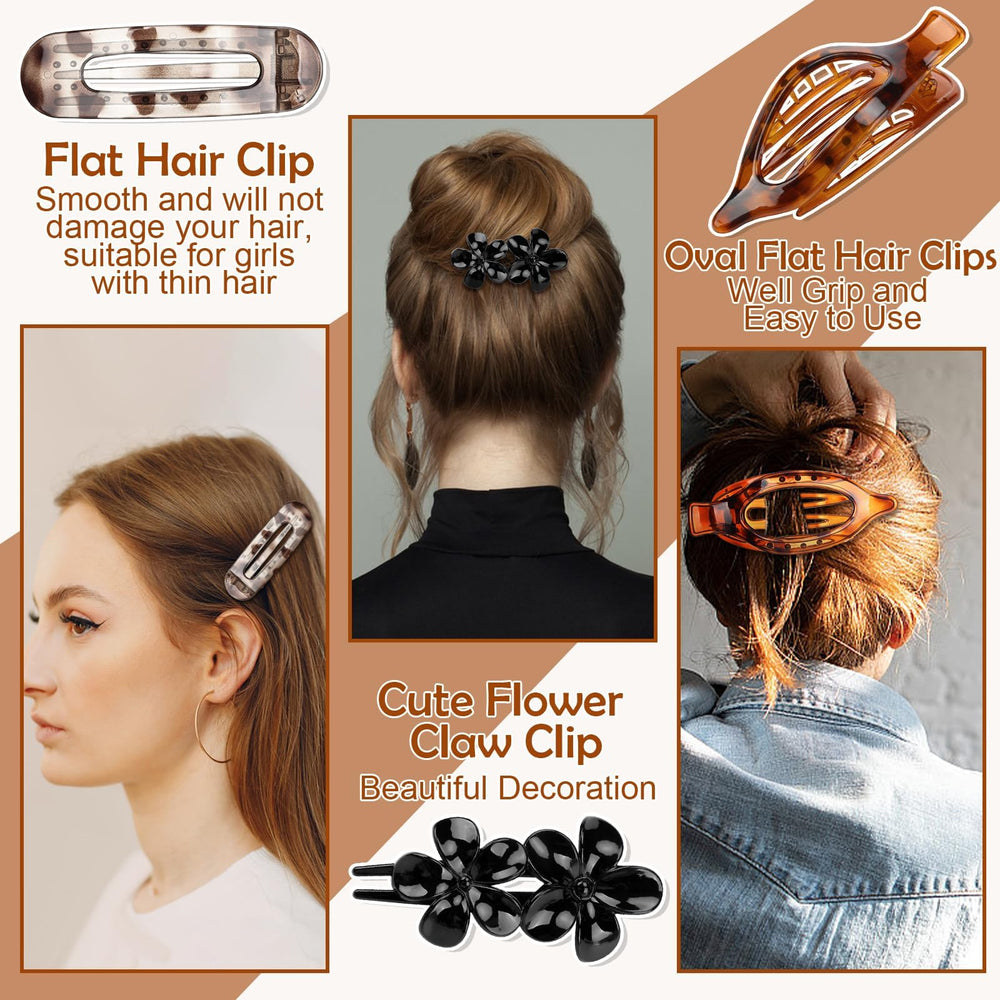 ProSuites tortoiseshell clip closeup showcases lightweight style with secure hold.