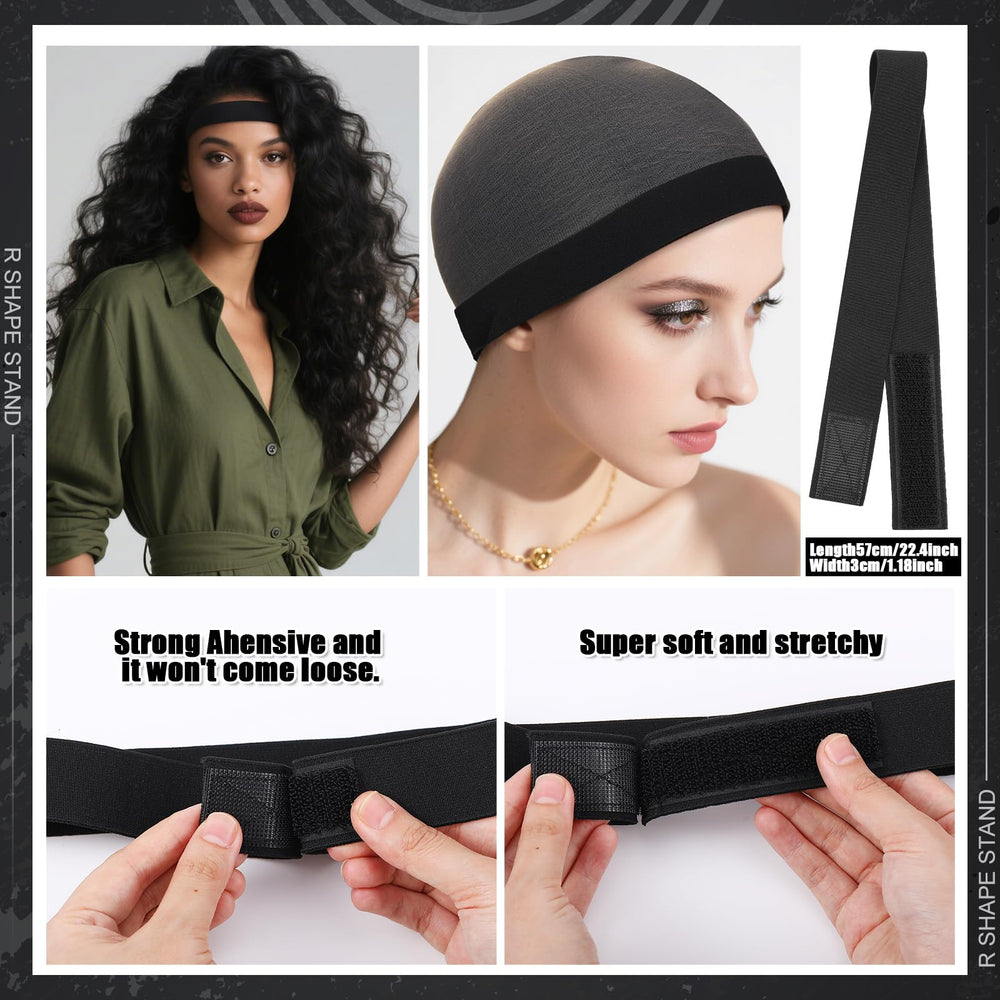 ProSuites ergonomic five-piece wig comb set for safe styling
