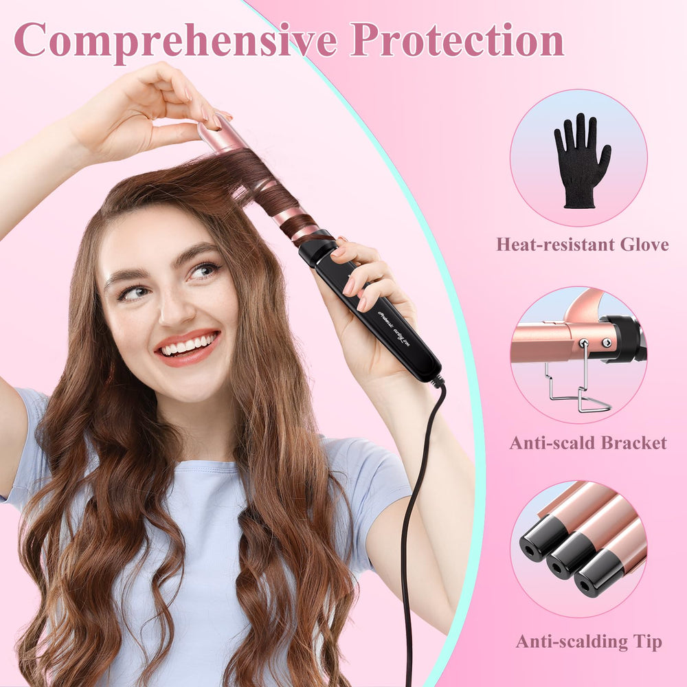 Prubensic adjustable temperature 300F-410F suits all hair types