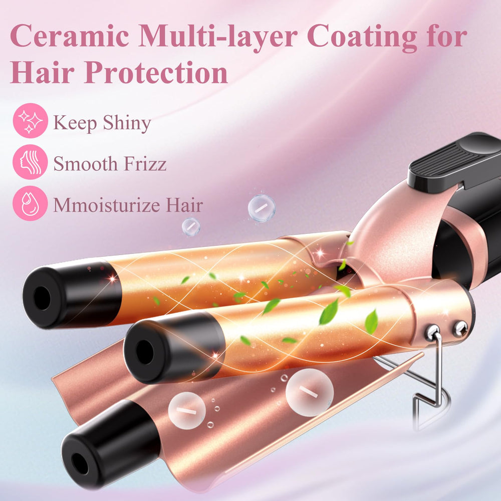Prubensic interchangeable wands set for customizable heat styles