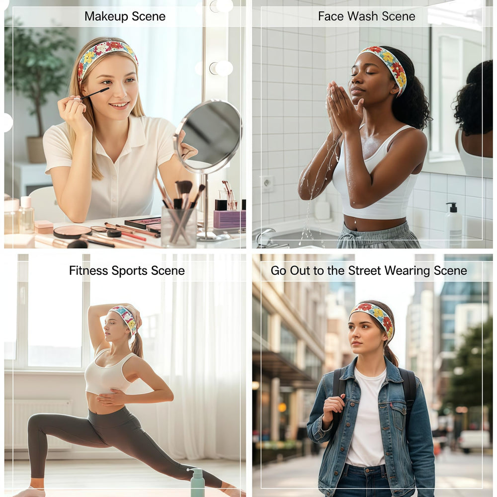 Prwtso 5-pack headbands-display offers versatile daily use.