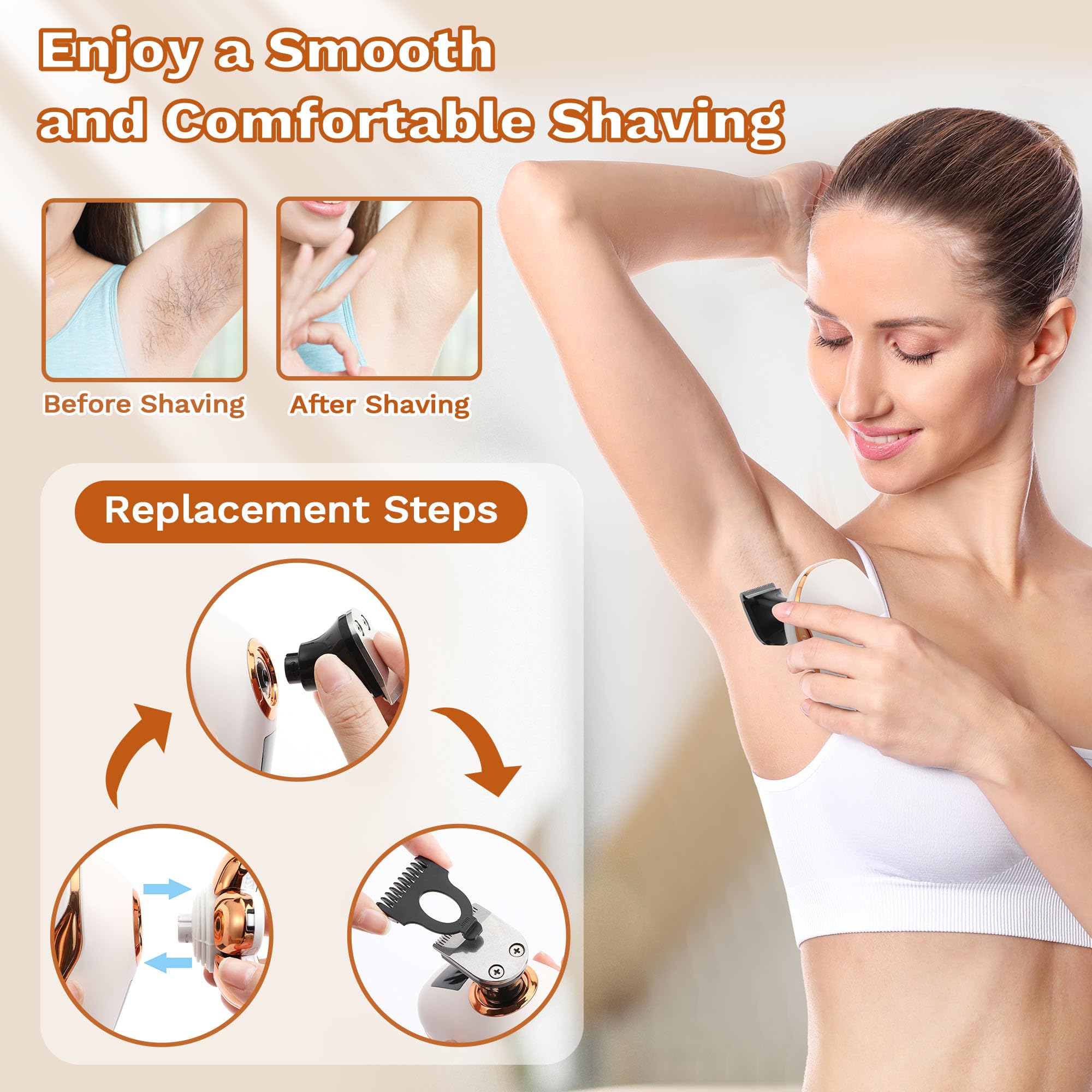 Psmicor nose/ear trimmer head for precise detailing