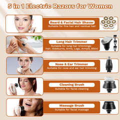 Psmicor waterproof shaver suitable for wet and dry shaving in shower