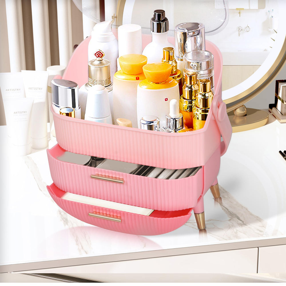 Ptesly Triple Pink with belt handle for easy carry‑along to events and dorms