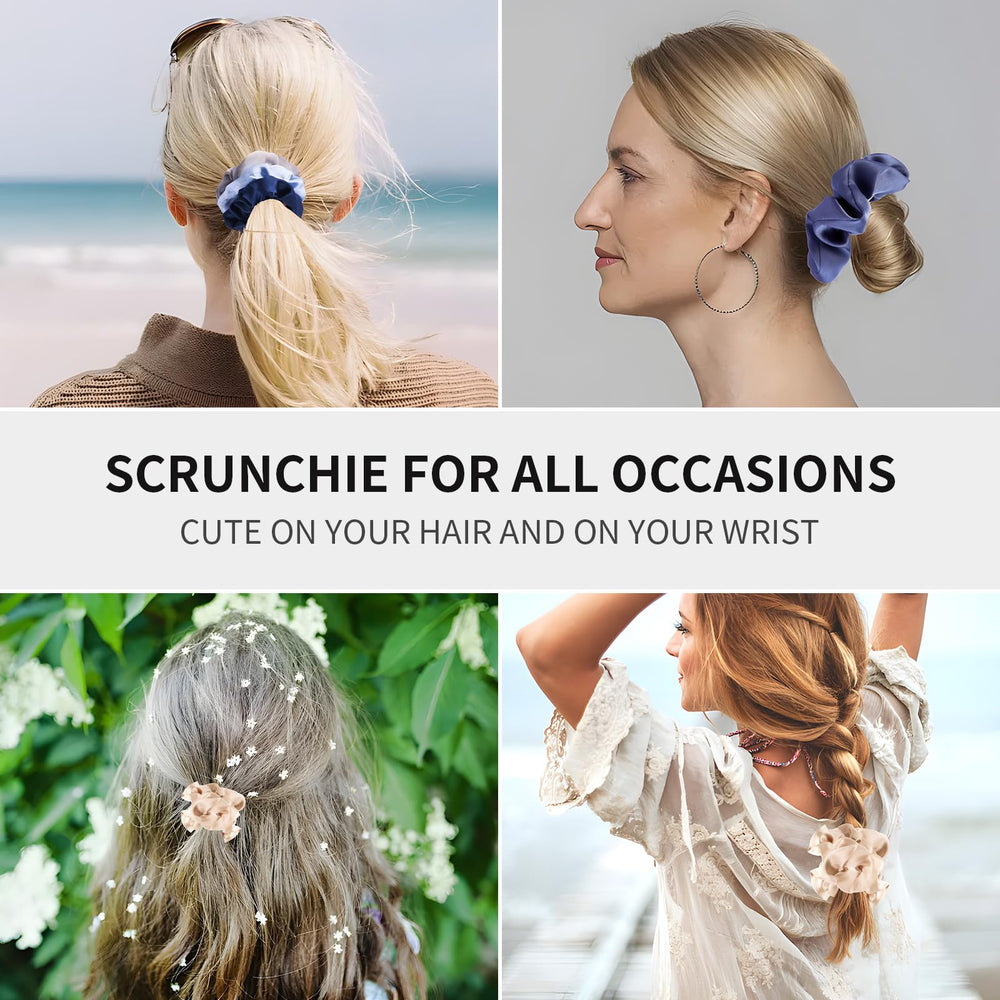 PTSHOW durable silk scrunchies prove long-lasting quality with care