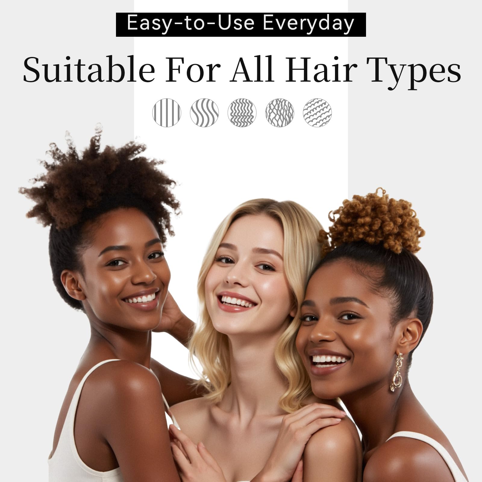 PTSHOW gentle silk scrunchies reduce tug and hair stress during daily activities
