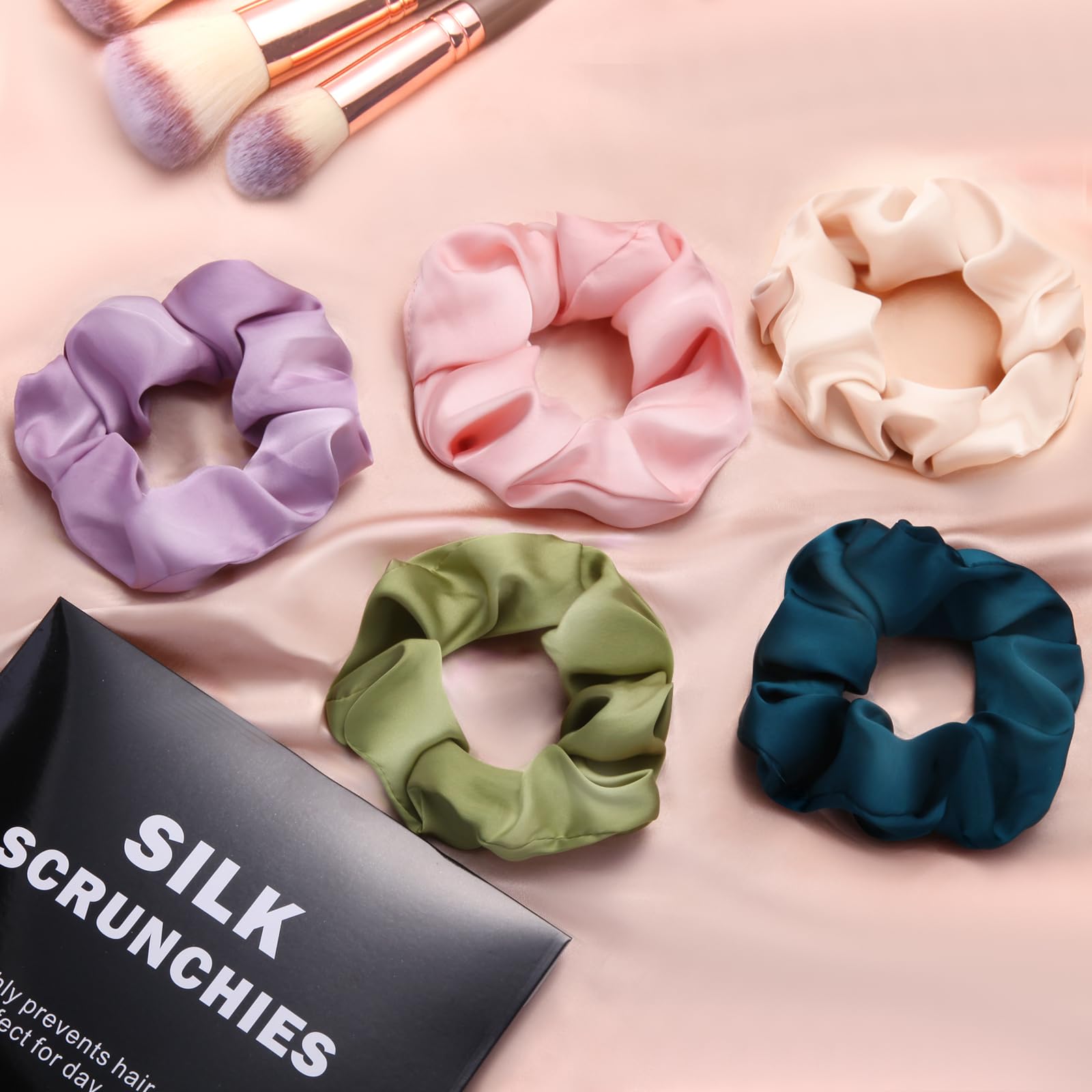 PTSHOW gift-ready silk hair ties make a thoughtful present.