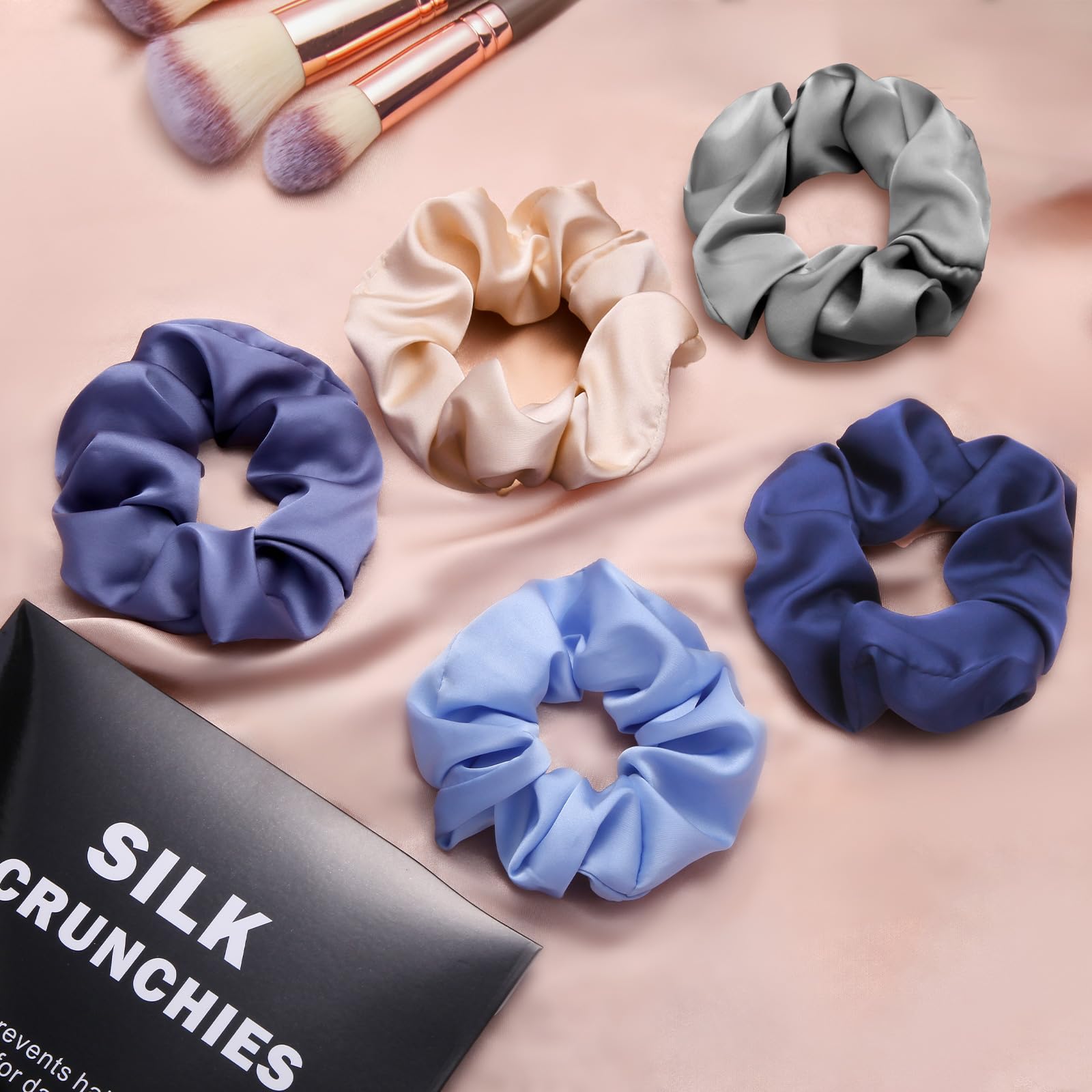 PTSHOW gift-packaging silk scrunchies present elegant gift option