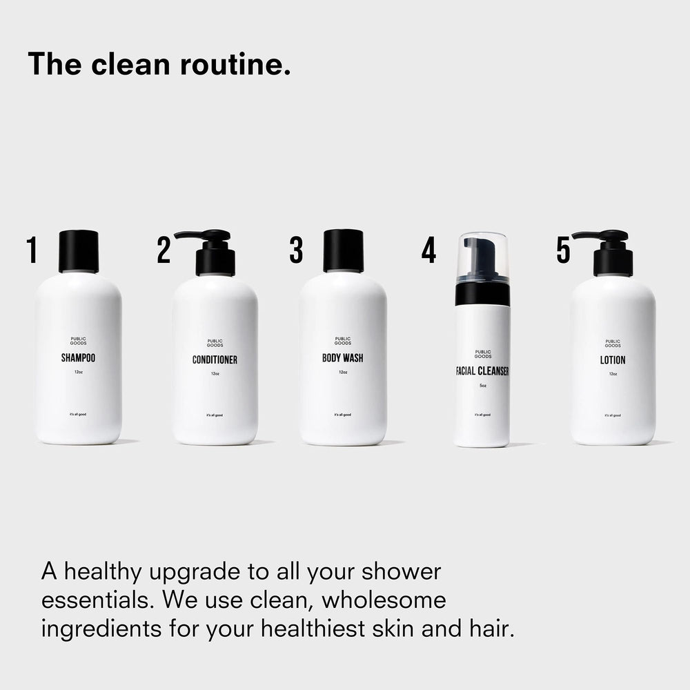 Public Goods Champú hecho en Canadá con ingredientes orgánicos