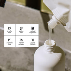Public Goods hand soap closeup foam shows gentle lather from natural essential oils.
