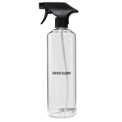 Public Goods empty glass spray bottle 24oz on counter for quick, easy cleaning