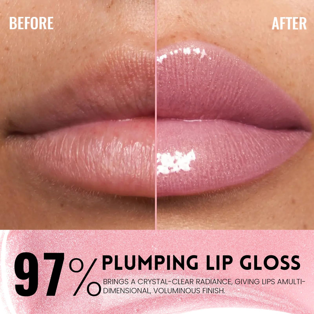 Pudaier lip-care ingredients closeup highlights vegetable oil and hyaluronate benefits.