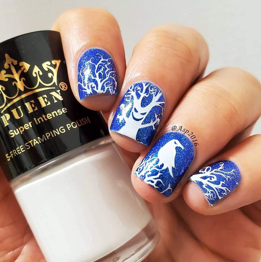 PUEEN must-have stamping polish Pure White bottle for crisp base designs.
