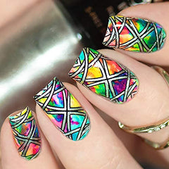 PUEEN Rocking Metallic Swatch Hathaway Gold 609 provides warm metallic sheen for elegant stamping