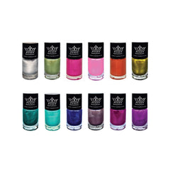 PUEEN Rocking Metallic Swatch Silver Dust 601 shows stamping-ready shimmer for precise nail art