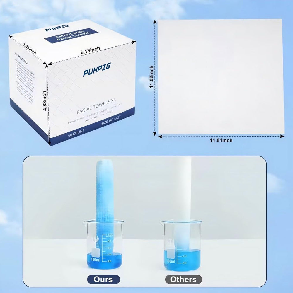 PUHPIG clinically tested biobased towels support gentle cleansing